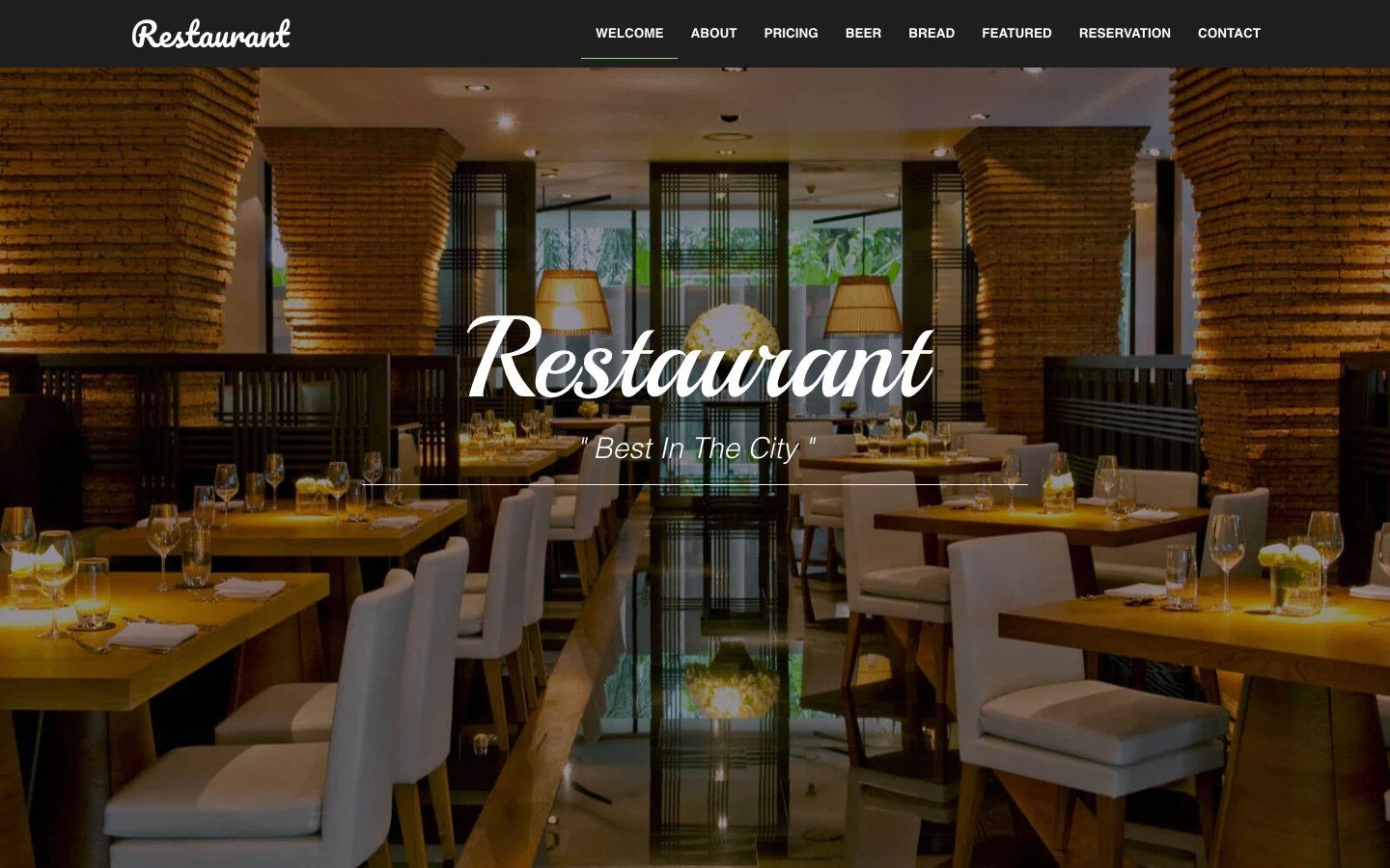Restaurant Master template cover