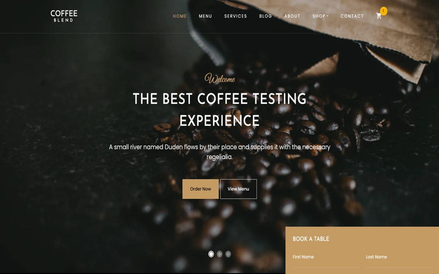 Coffee1 1.0.0 template cover