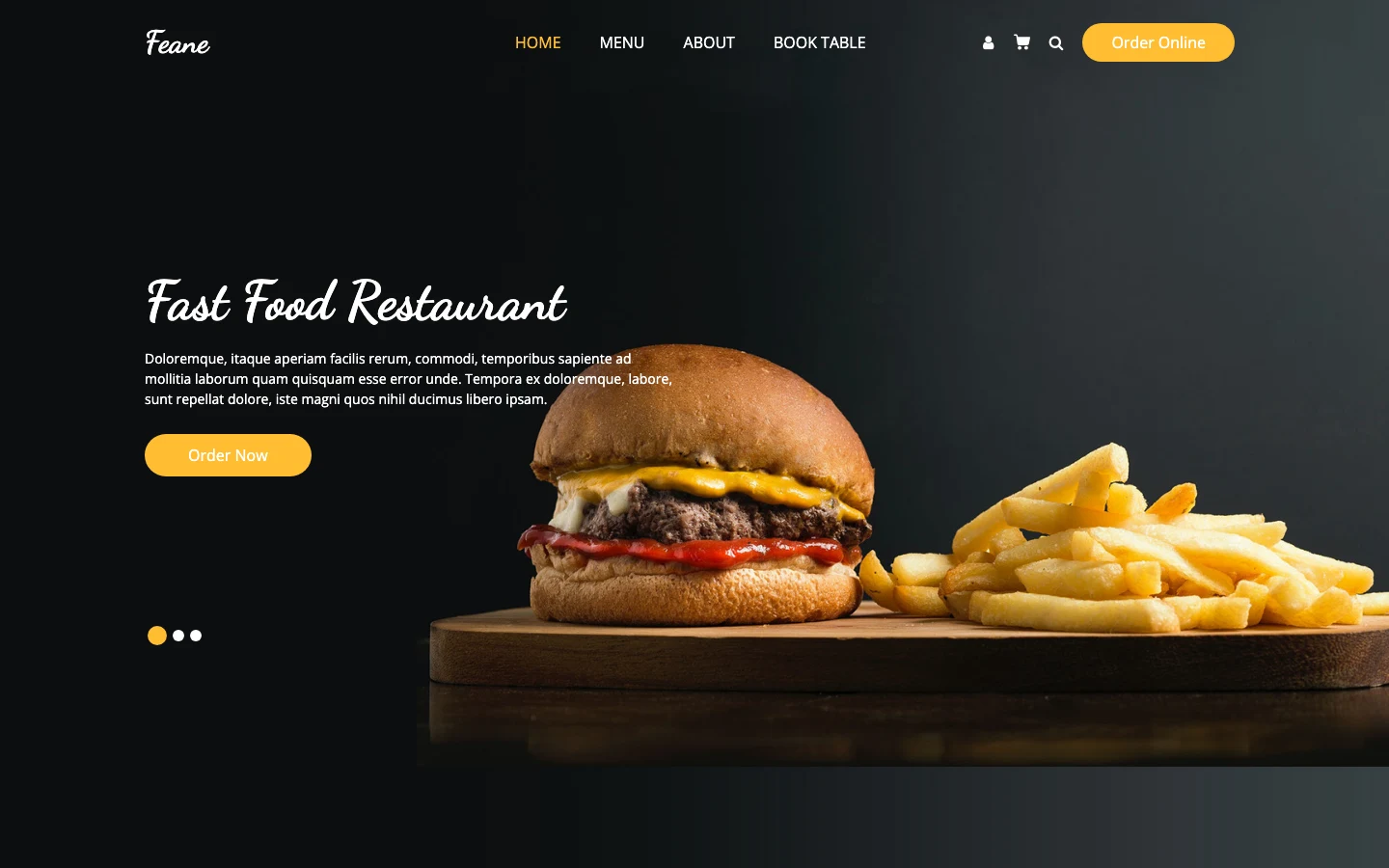 Feane 1.0.0 template cover