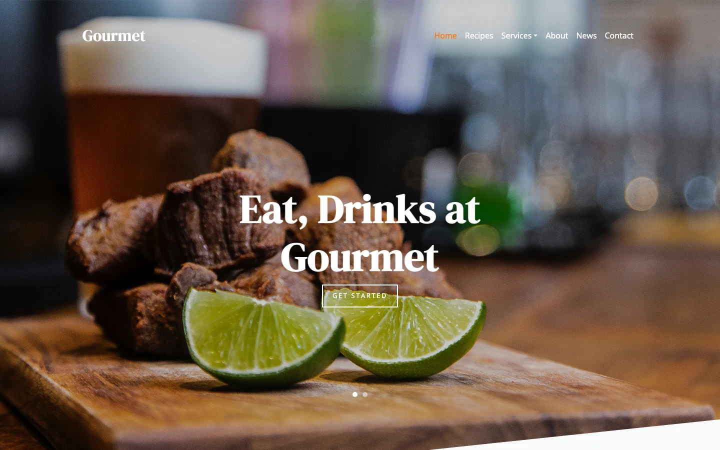Gourmet Master template cover