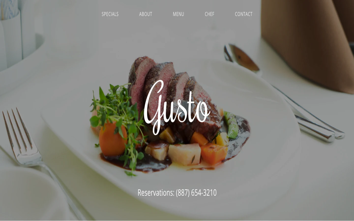 Gusto Master template cover