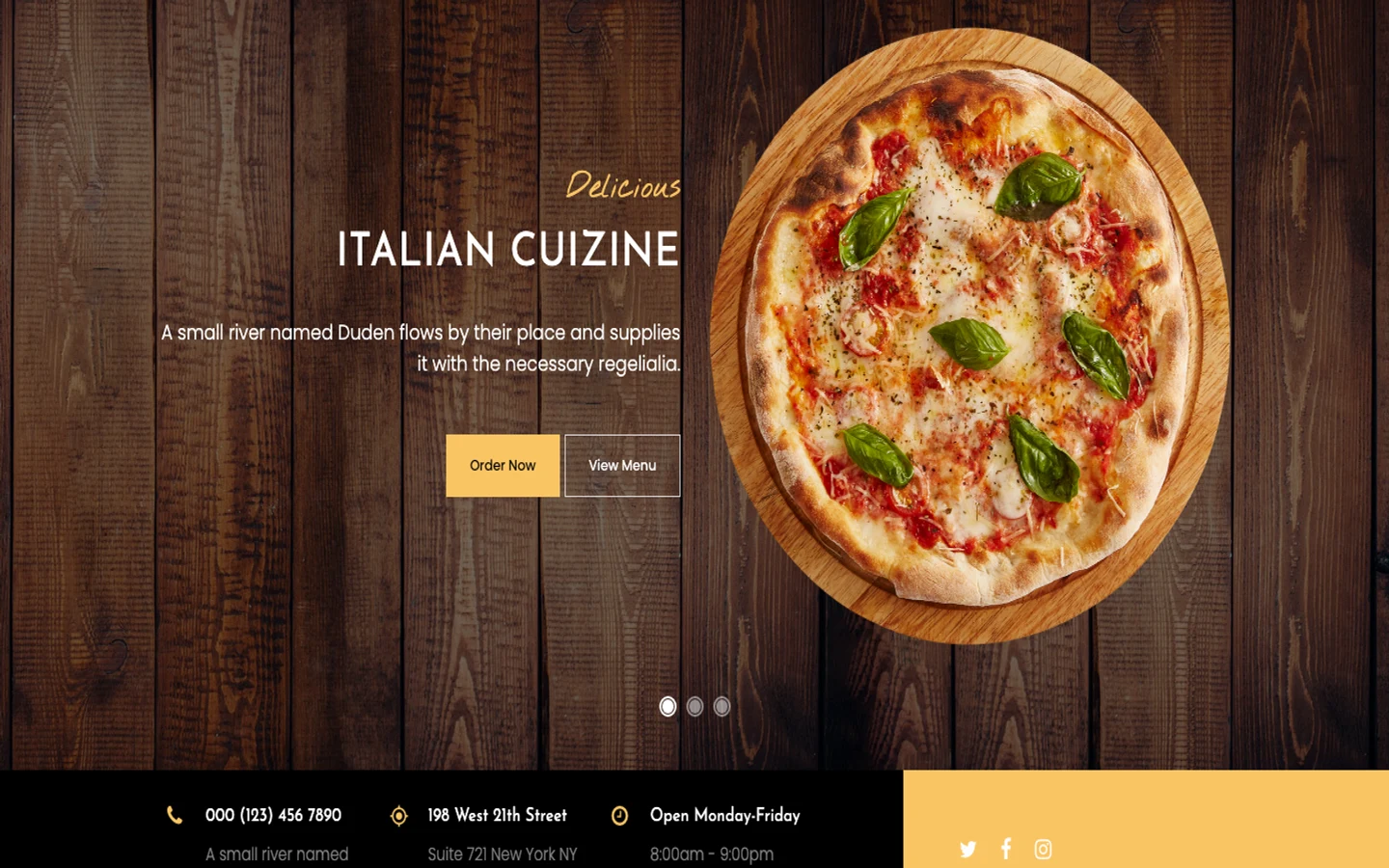 Pizza Gh Pages template cover